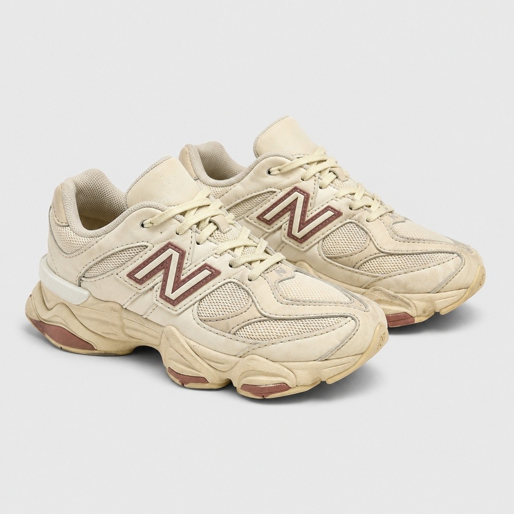 New Balance 9060 Toddler Sneakers Cream Tan IV9060 Size 6 Toddler